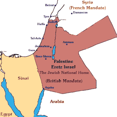 The British Mandate Palestine